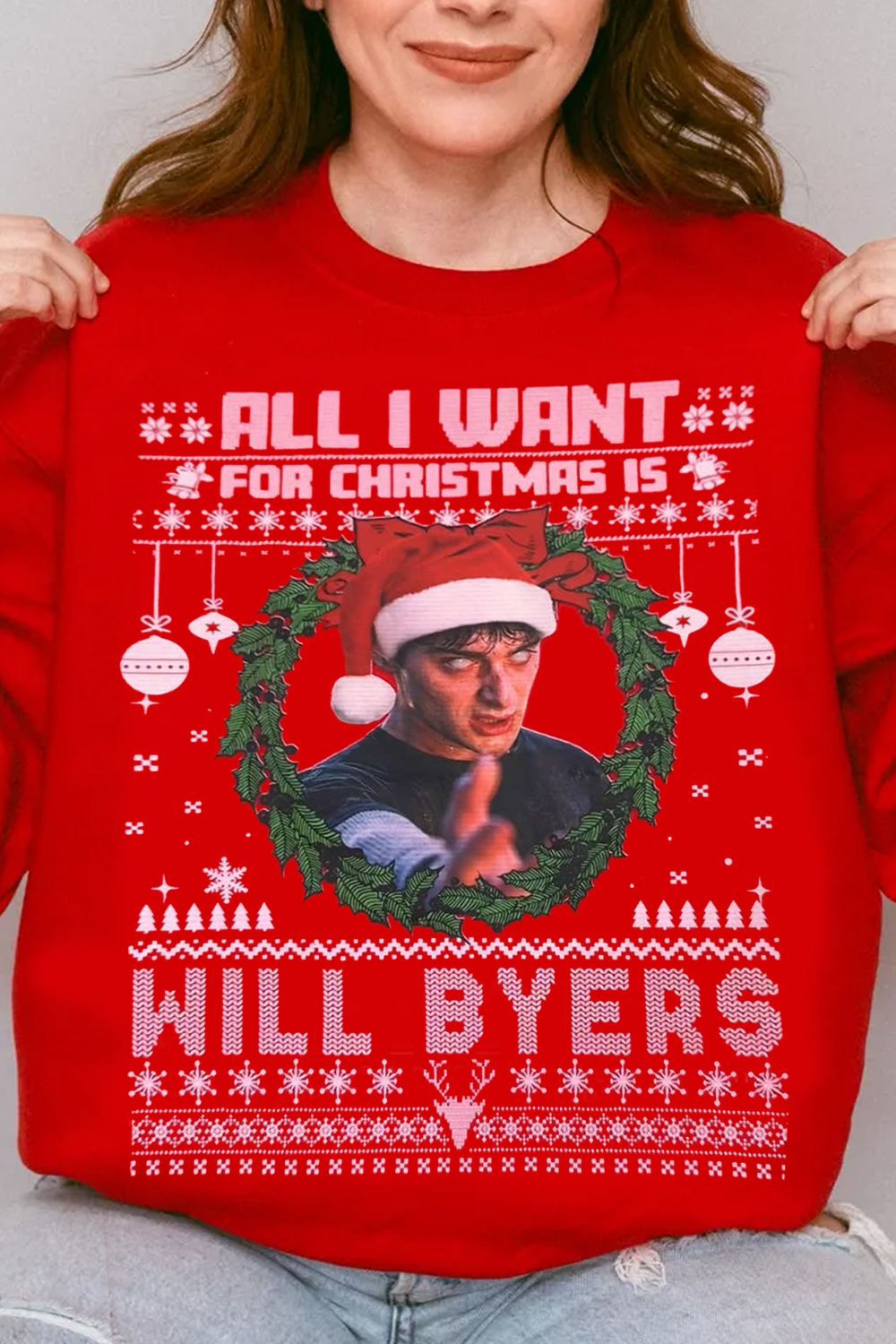 Will Byers Christmas Sweatshirt