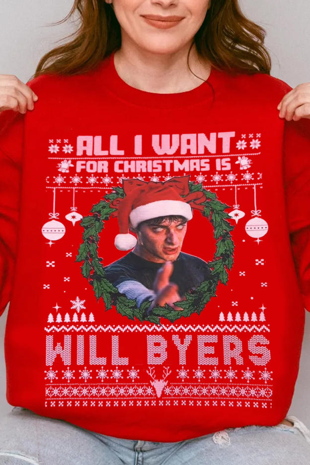 Will Byers Christmas Sweatshirt