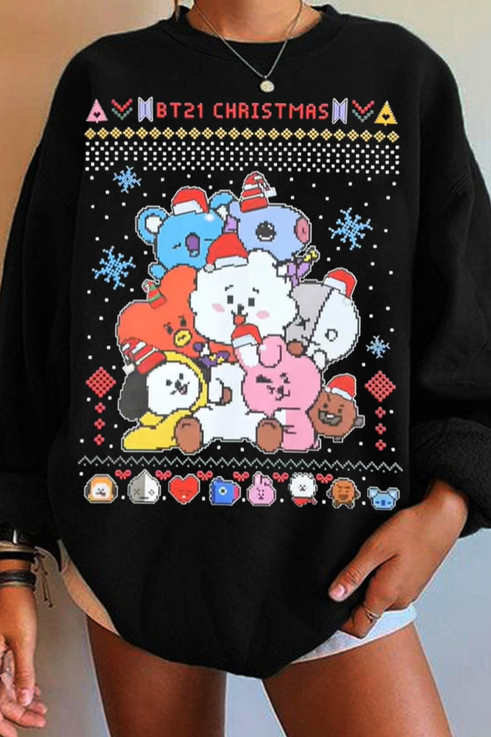 Bt21 Christmas 😍 Sweatshirt