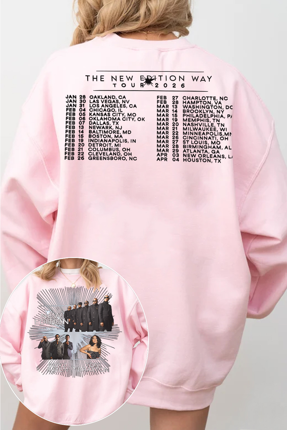 New Edition 2026 Tour Shirt Sweatshirt