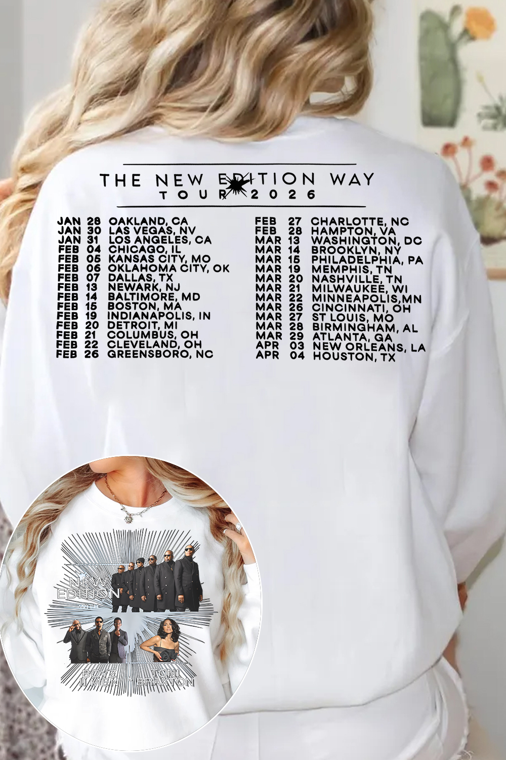 New Edition 2026 Tour Shirt Sweatshirt