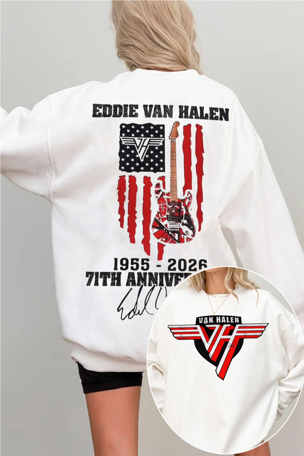 The King Eddie Van Halen Sweatshirt