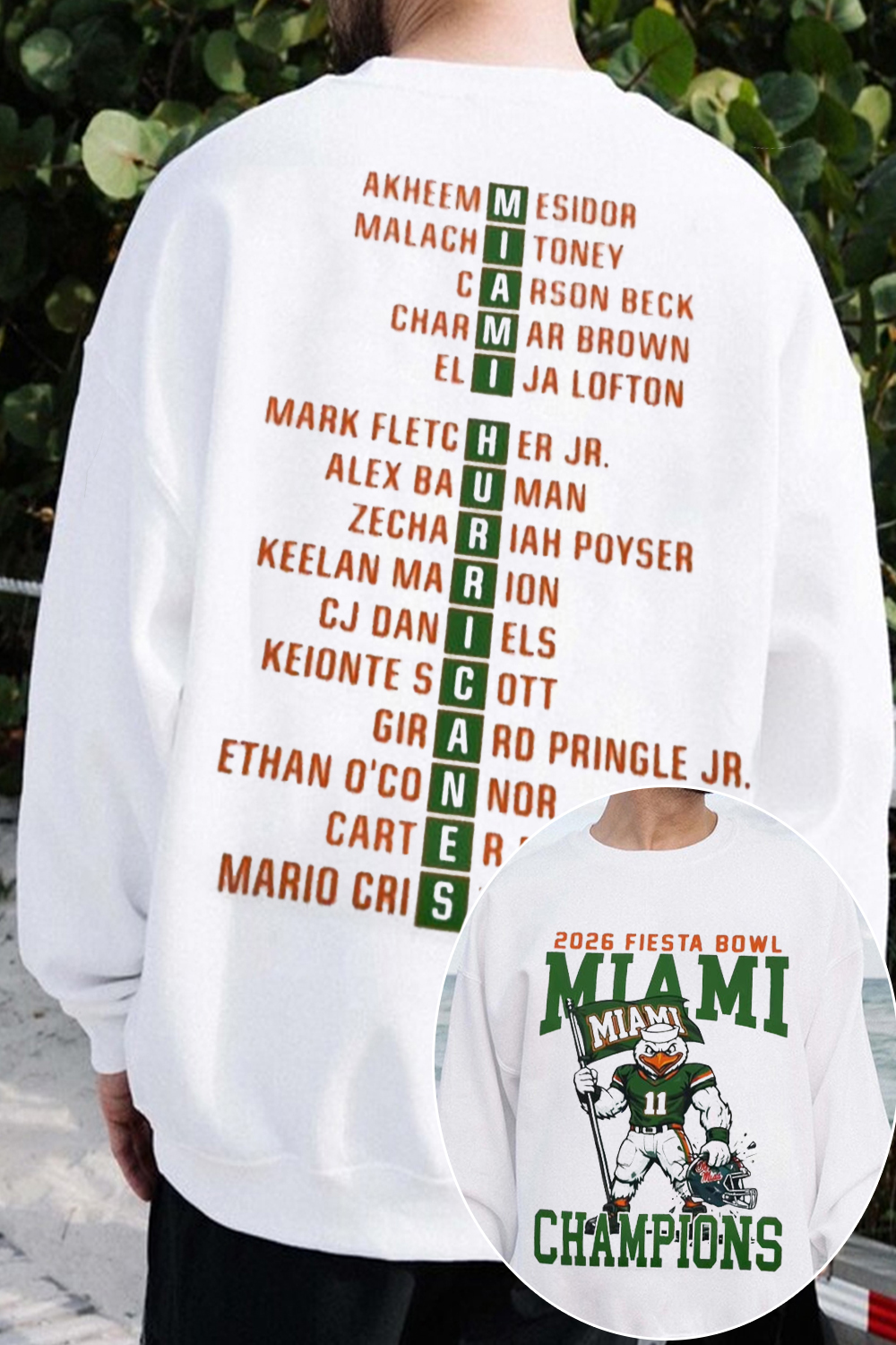 Team Miami Hurricanes 🏆🤩 Sweatshirt