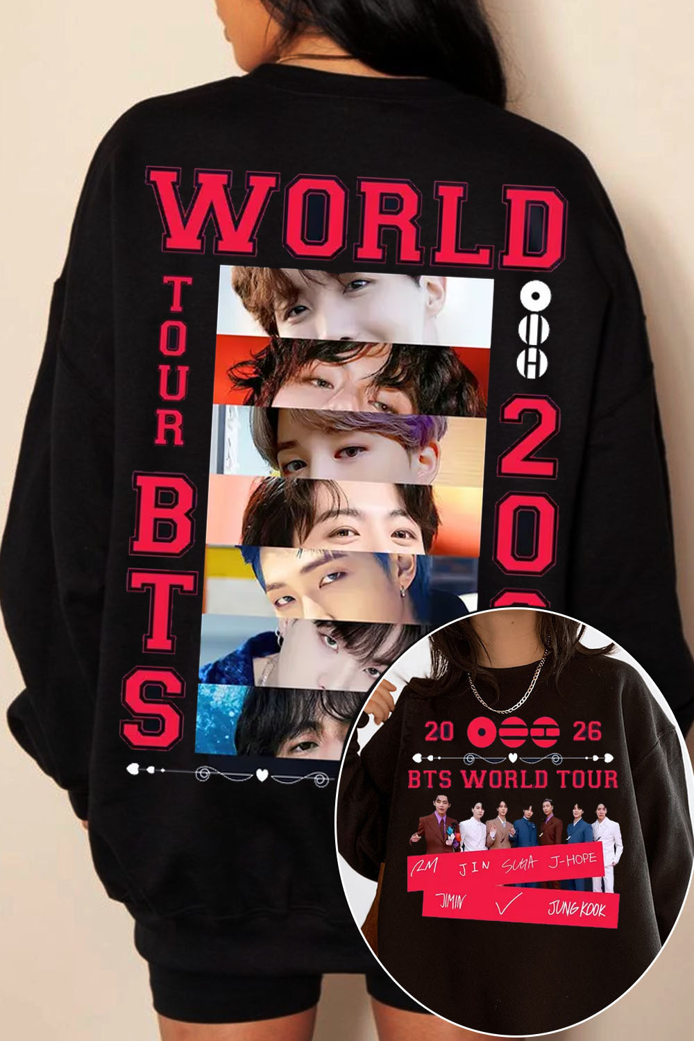 Kpop World Tour 2026 Sweatshirt