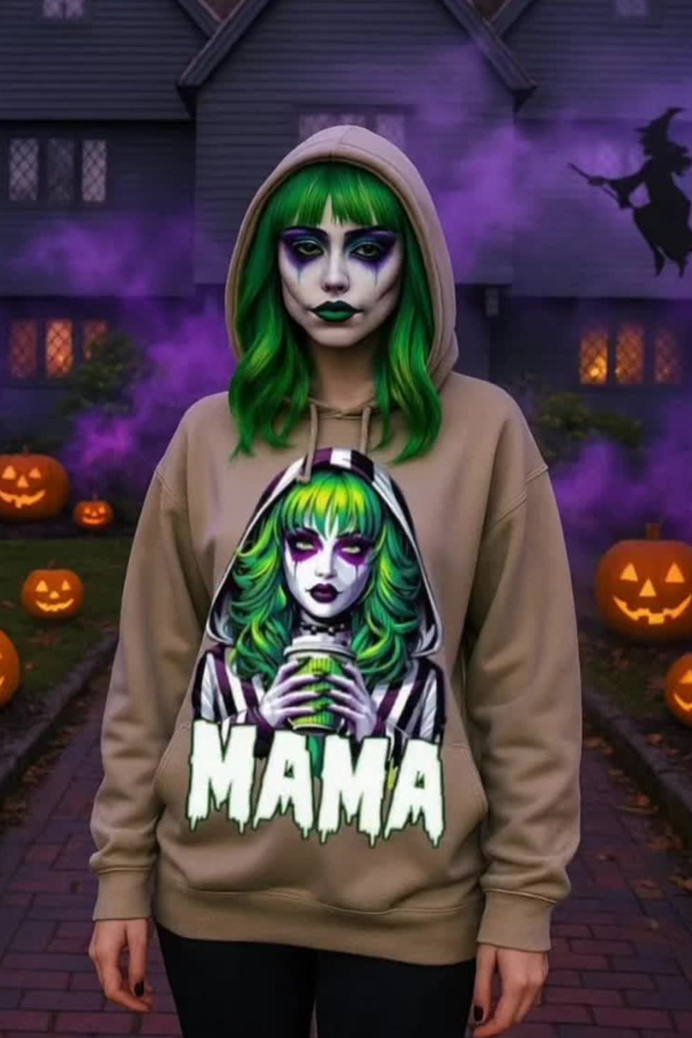 Custom Halloween MAMA Hoodie