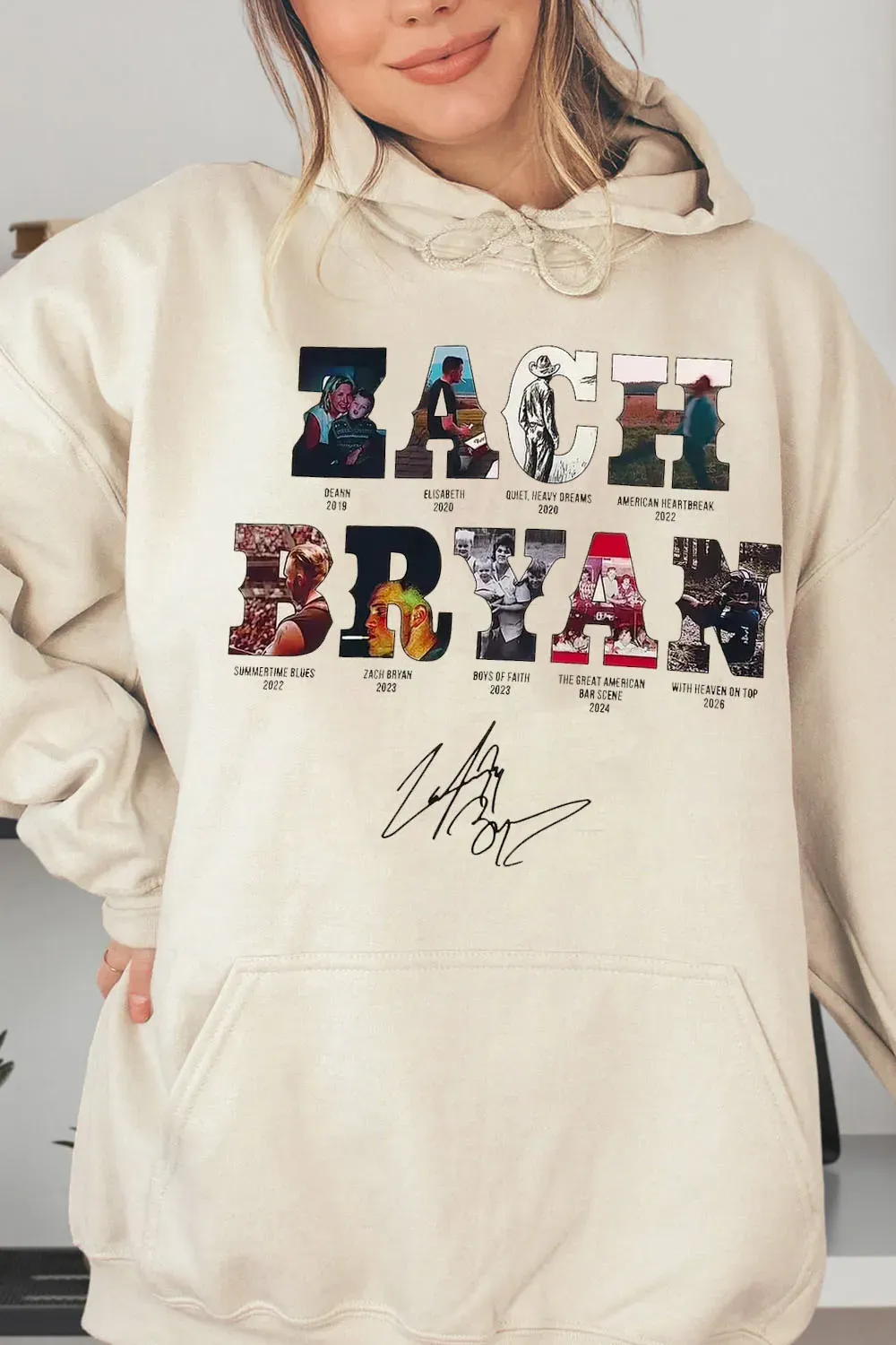 Zach Bryan Fans Women Hoodie