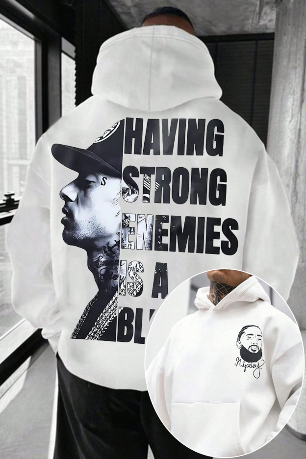 Nipsey Hussle 2-Sided Printed Hoodie