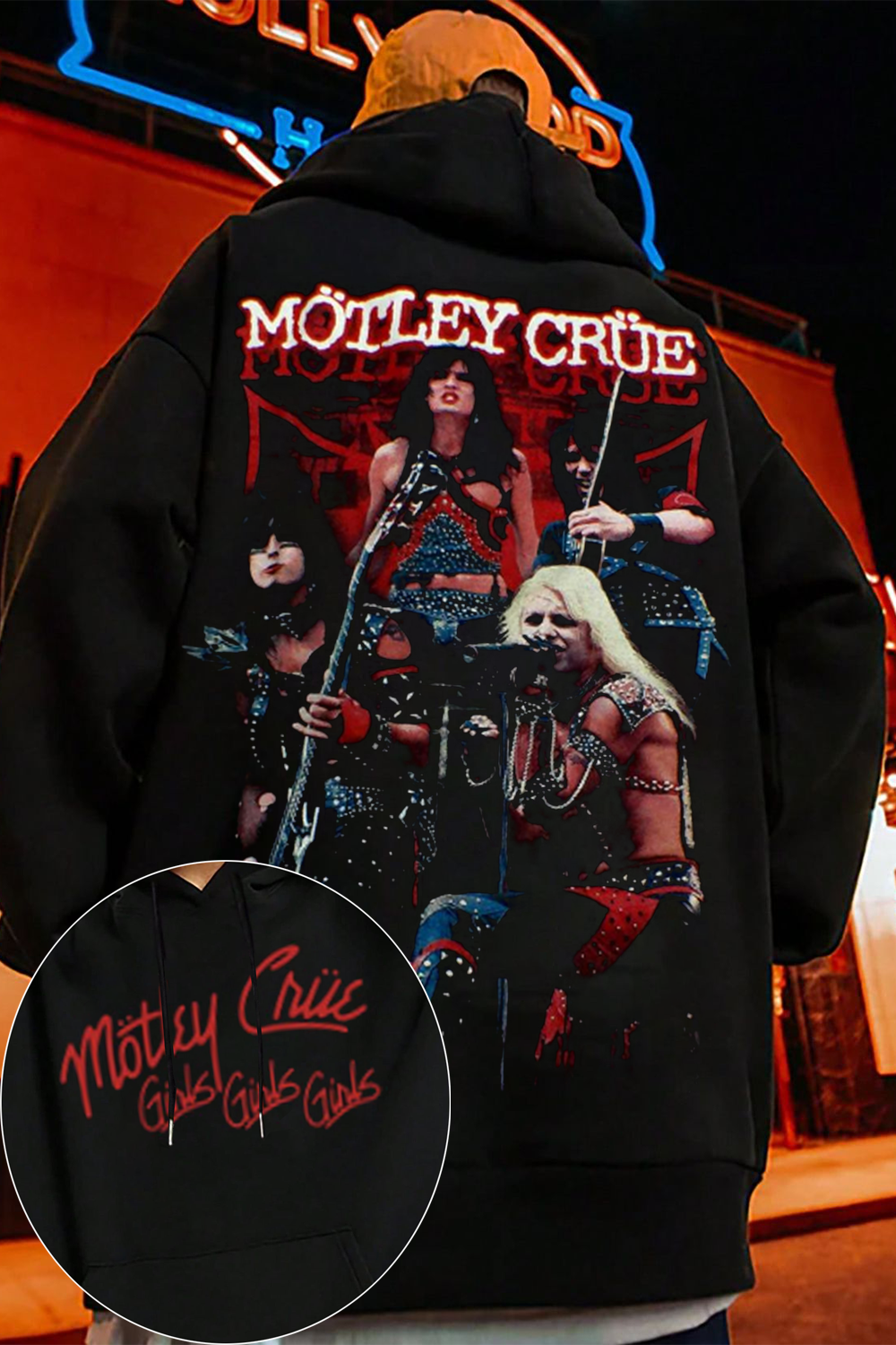 Motley Crue Band - Rock Band Hoodie