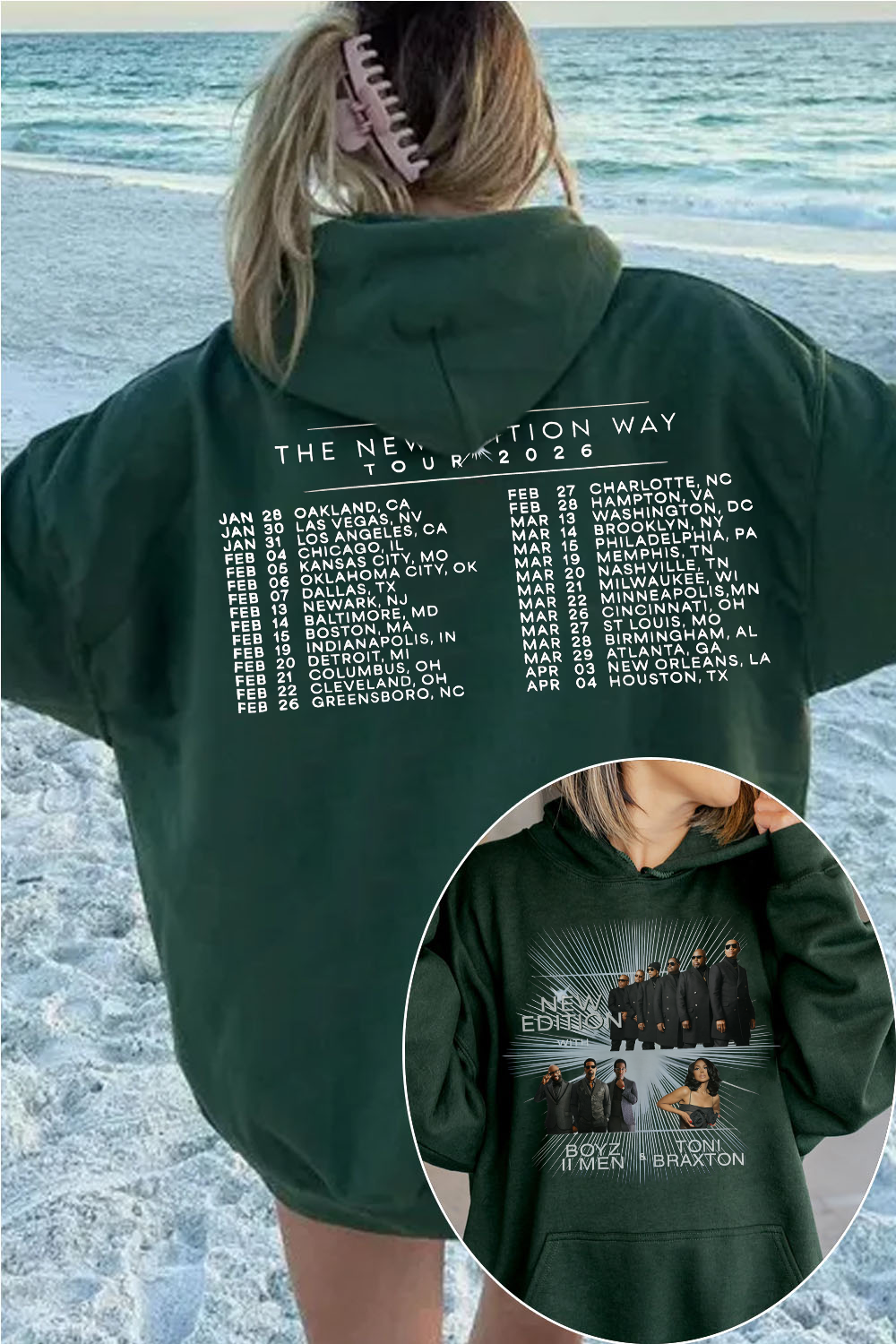 New Edition 2026 Tour Shirt Hoodie