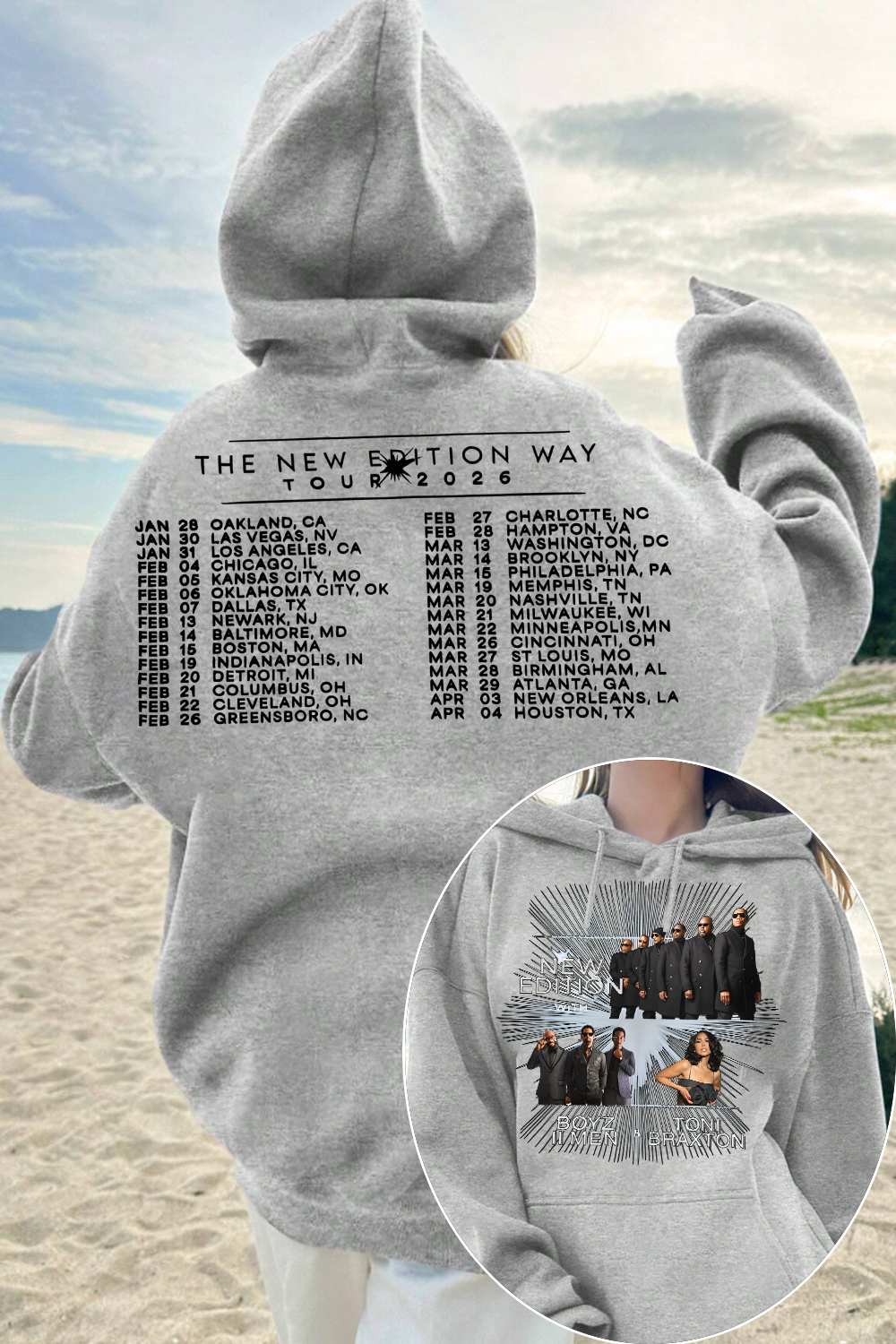 New Edition 2026 Tour Shirt Hoodie