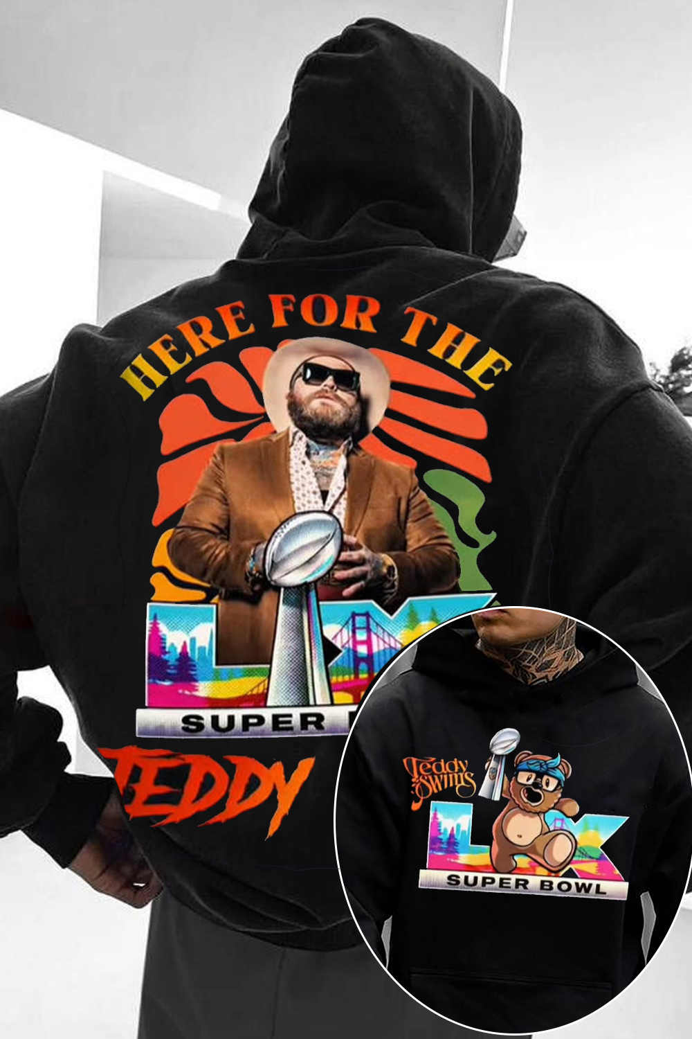 Super Bowl Teddy Swims Hoodie