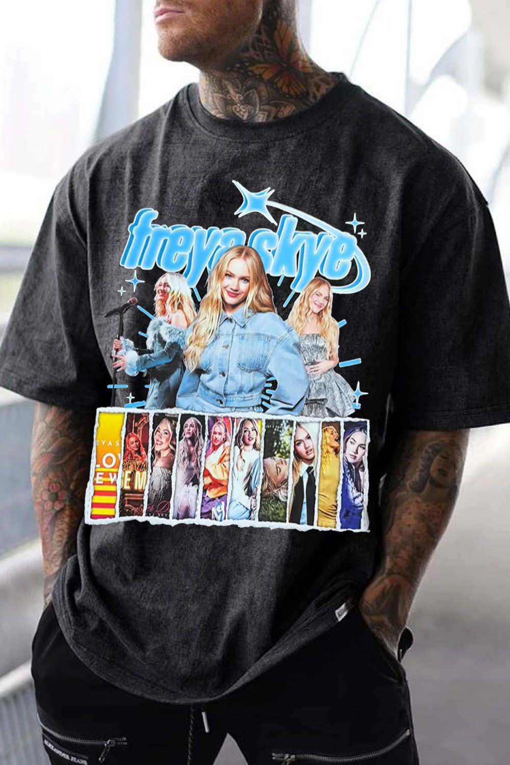 Freya Skye Washed Cotton T-Shirt