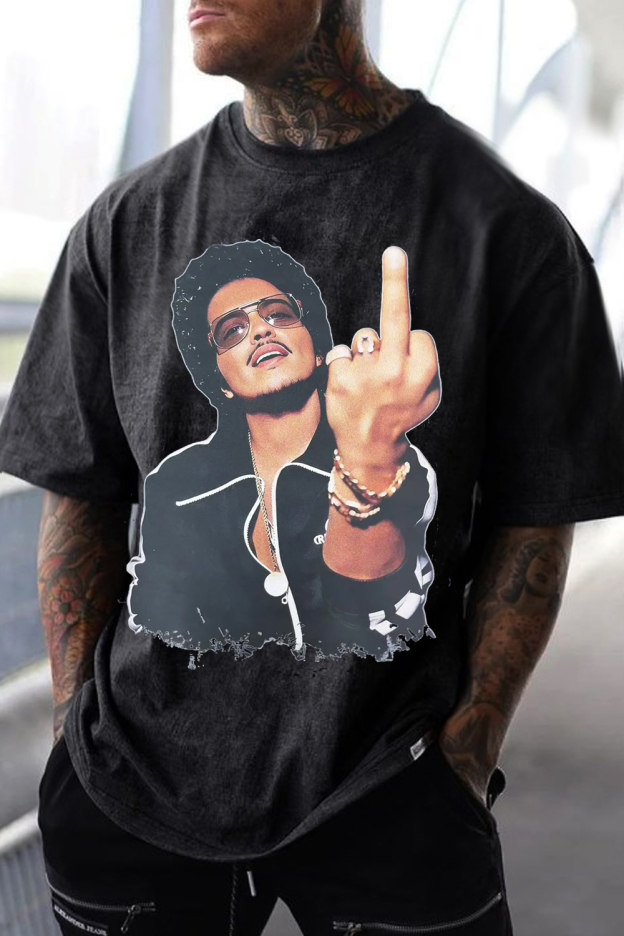 Merch Music Washed Shirt