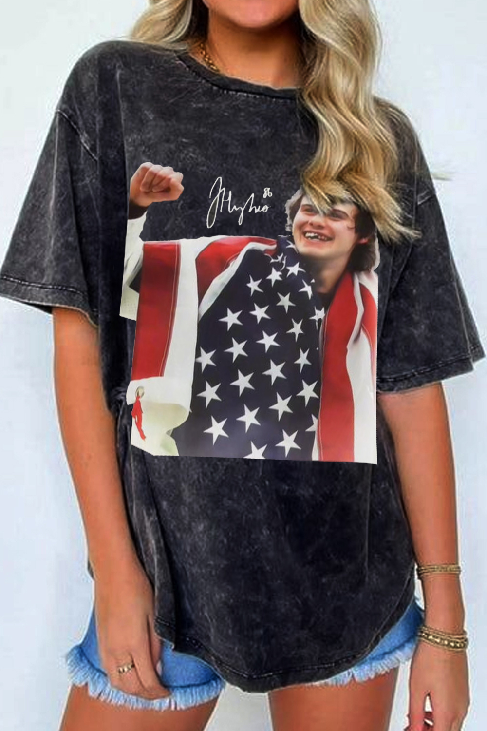 🏒 ❤️‍🔥 Jack Hughes Washed Cotton Tee