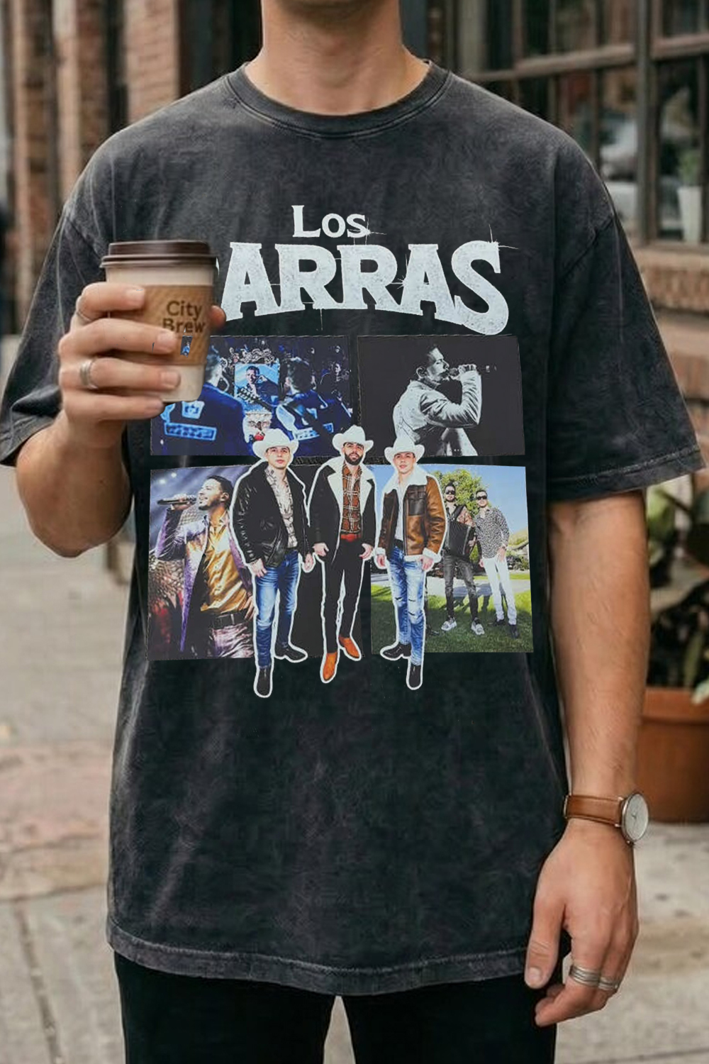Losparras Band Washed Cotton Tee