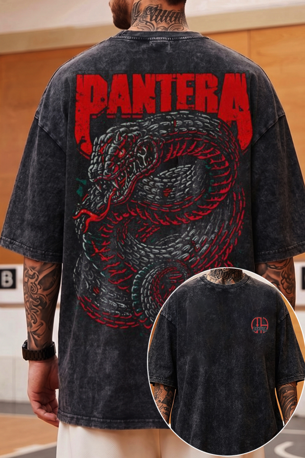 Pantera Washed Cotton T-Shirt