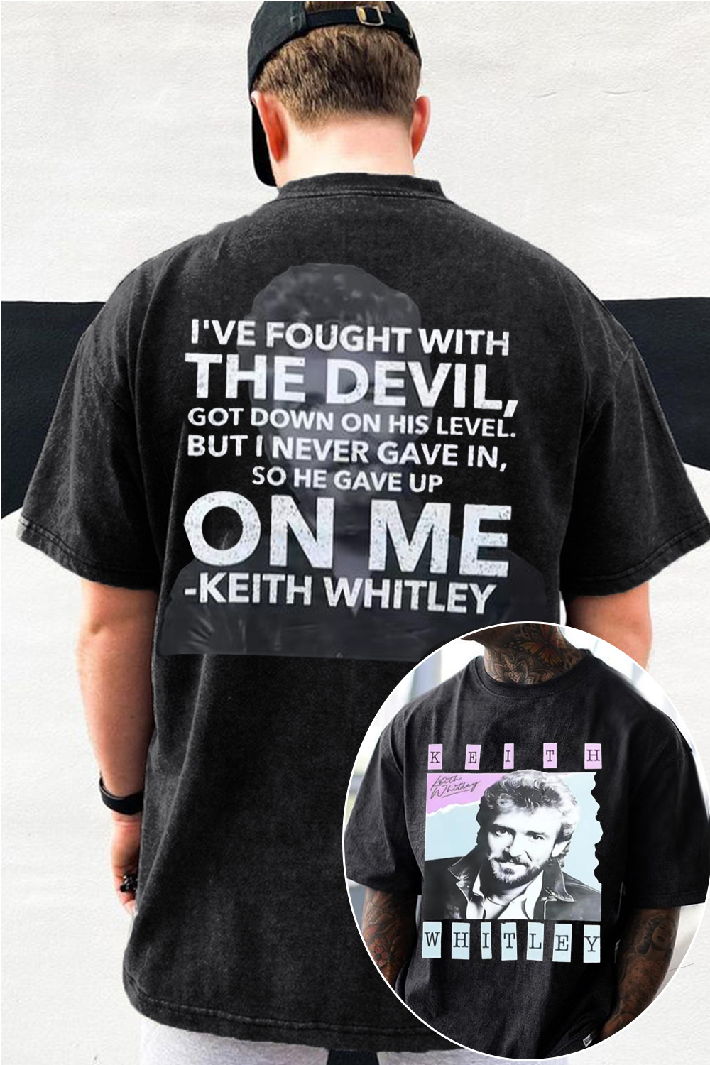 Keith Whitley Washed Cotton T-Shirt