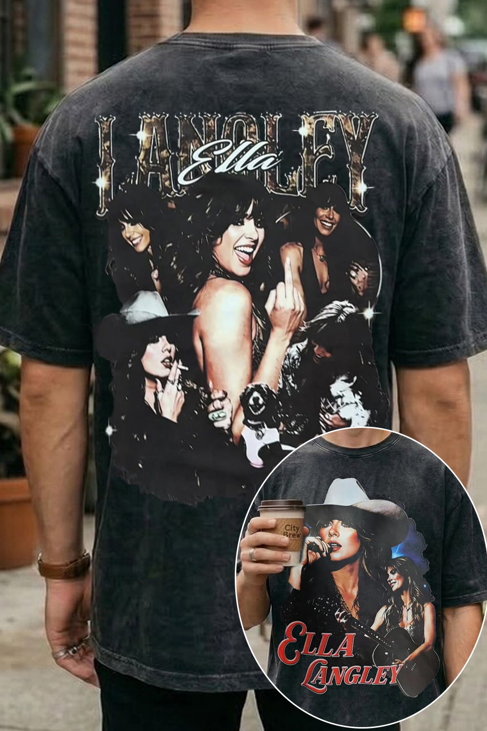 EL Inspired Washed Cotton Shirt