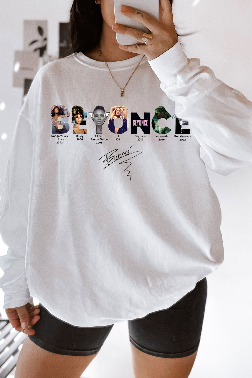 Vintage Beyonce Albums Sweatshirt