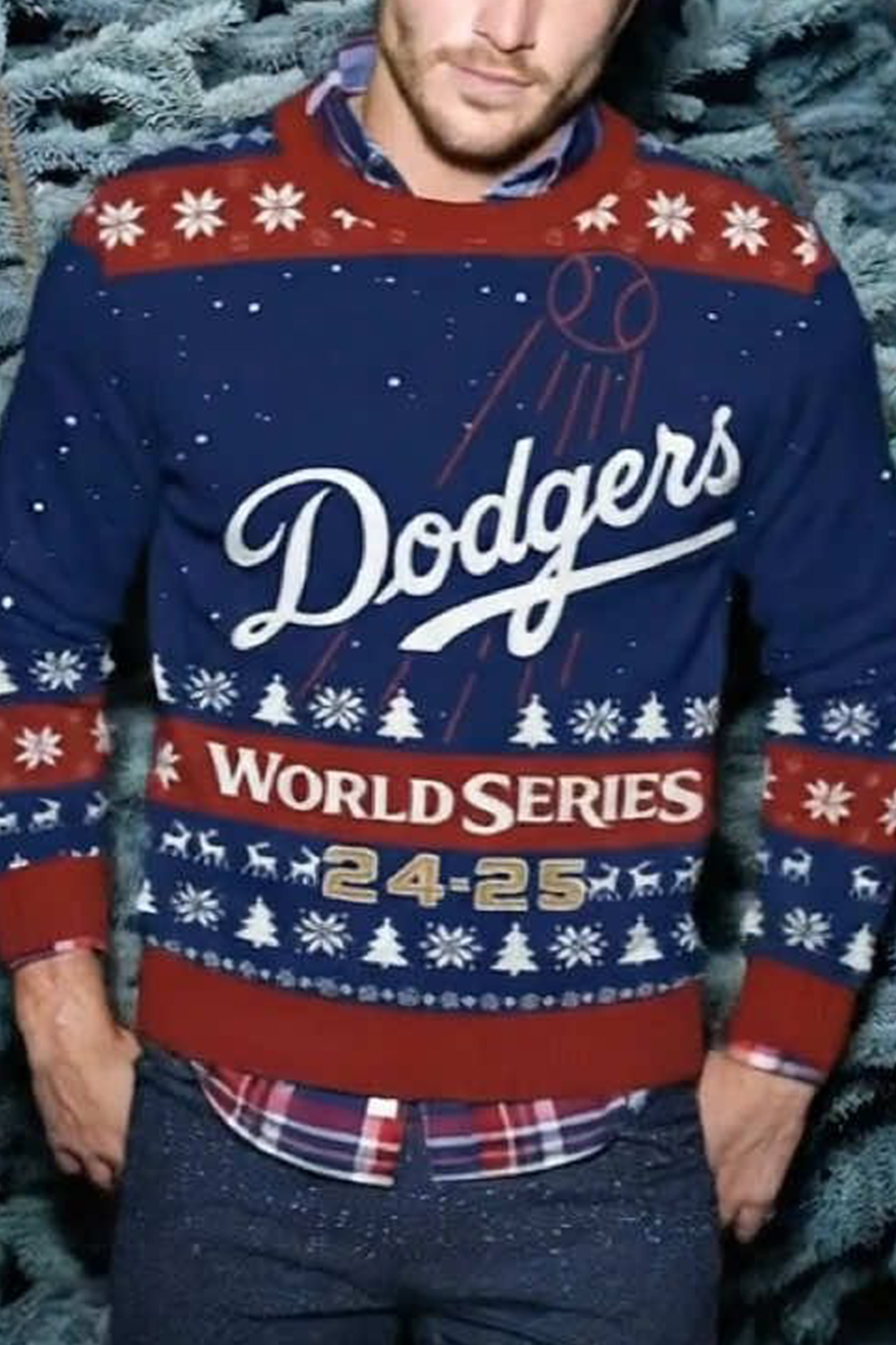 Dodgers Ugly Christmas Sweatshirt