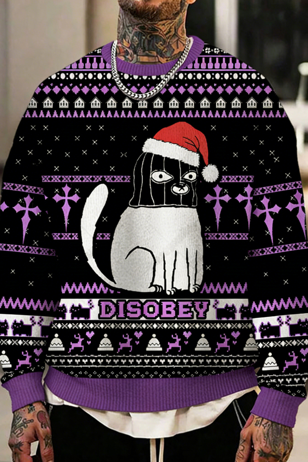 Rebellious Christmas Ugly Christmas Sweatshirt