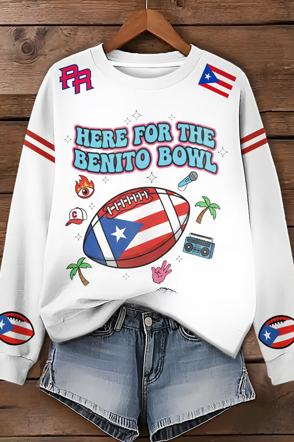 Women's Here For The Benito Bowl Regular Sweatshirt