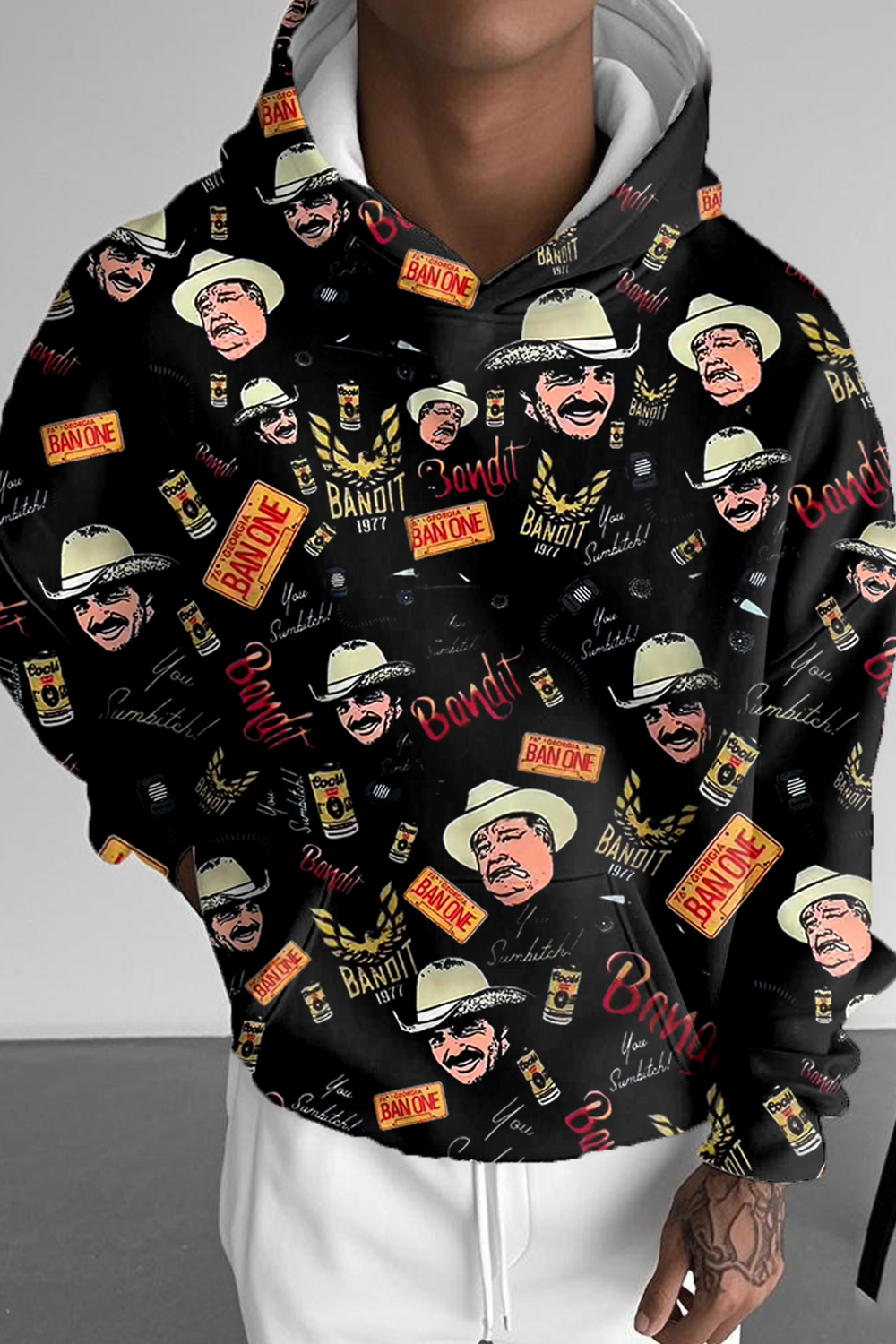 smokeyandthebandit Men's hooded sweatshirt