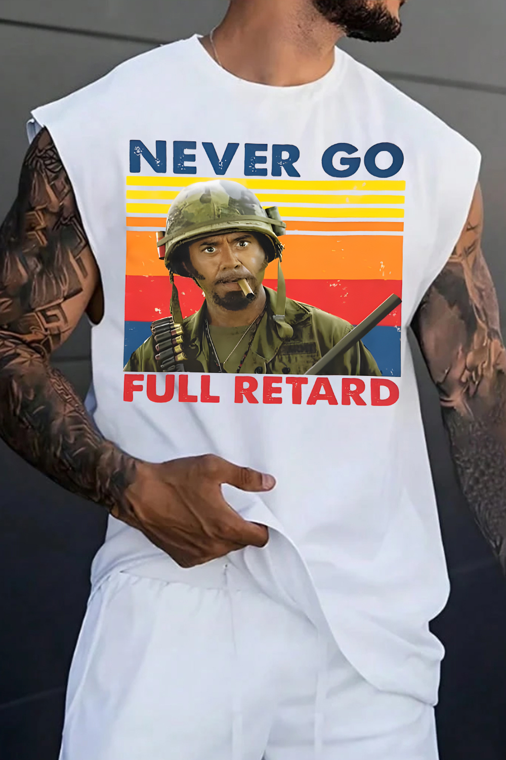 Nevergofullreterrrd Men Tank