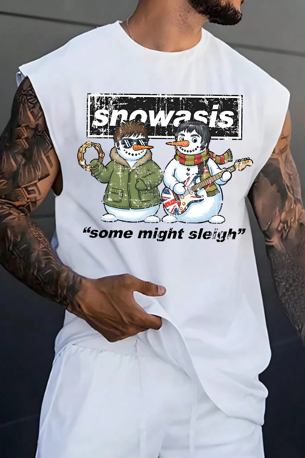 The NEW “Snowasis” Christmas Men Tank