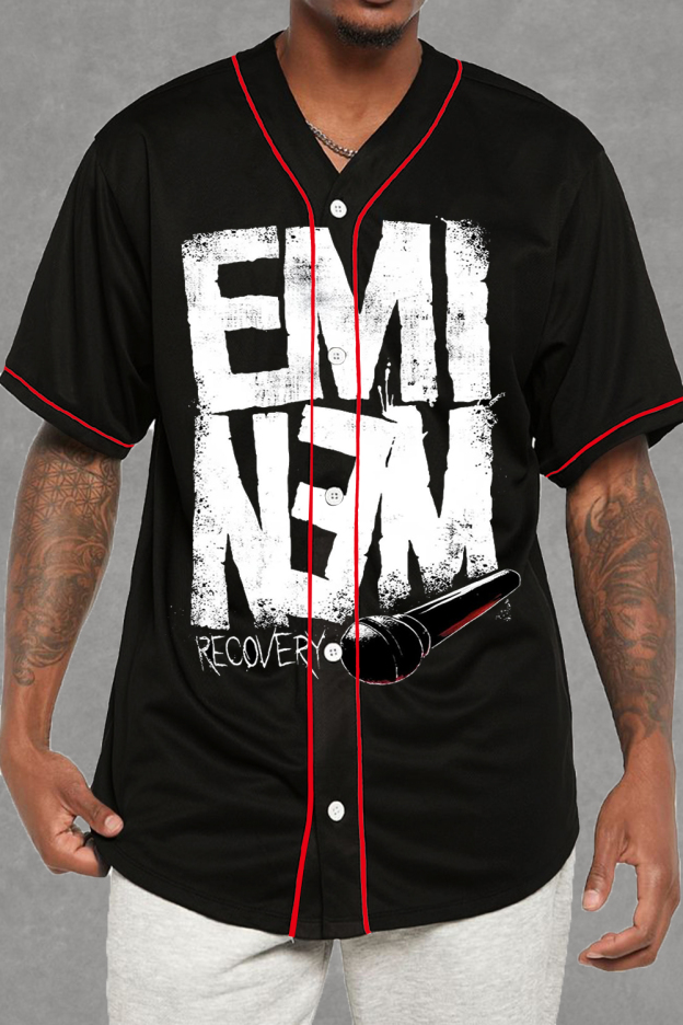 EMINEM poster Baseball Jersey