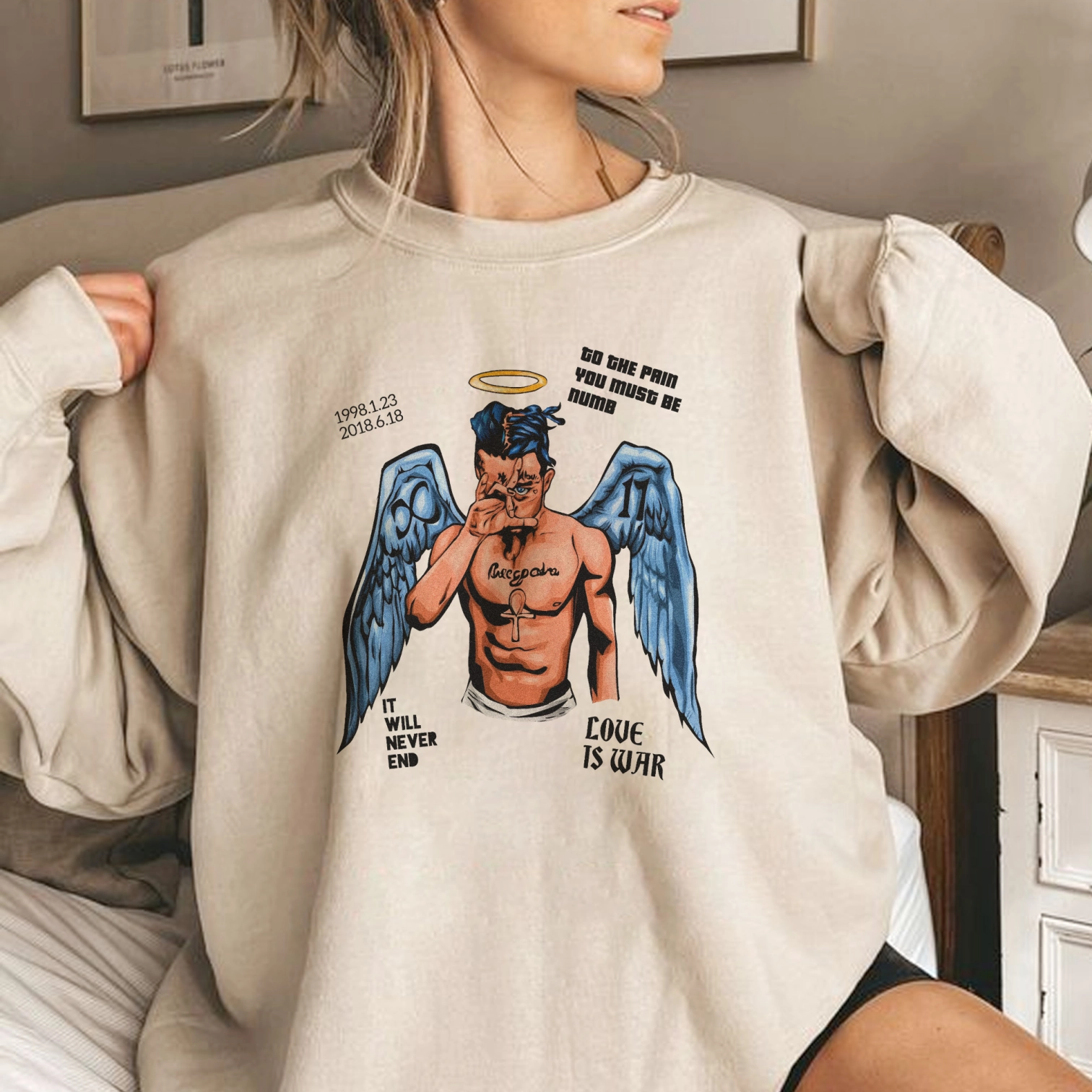XXX TENTACION Love is War – sweatshirt