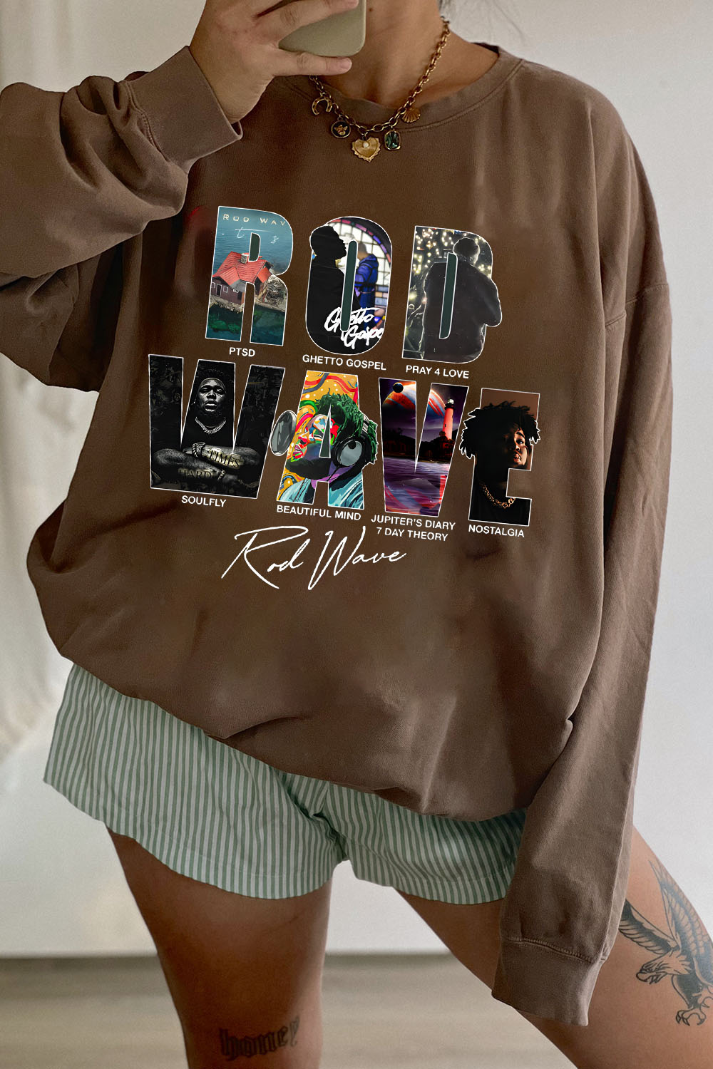 Rod Wave Words Full Album Sweatshirt