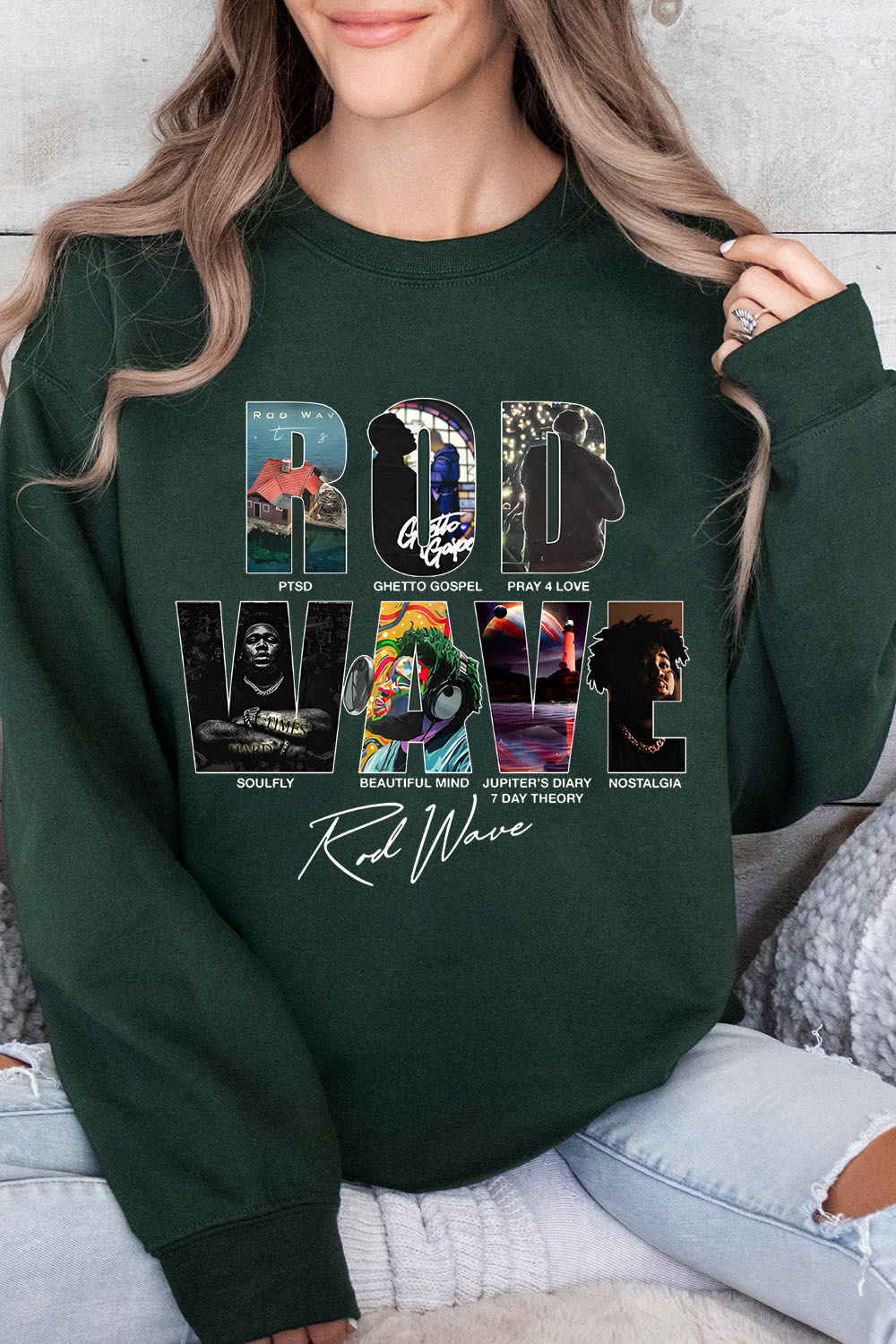 Rod Wave Words Full Album Sweatshirt