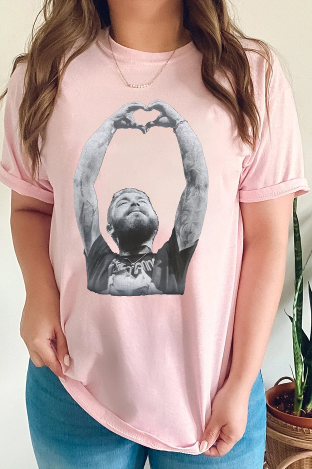 postmalone casual short-sleeved T-shirt