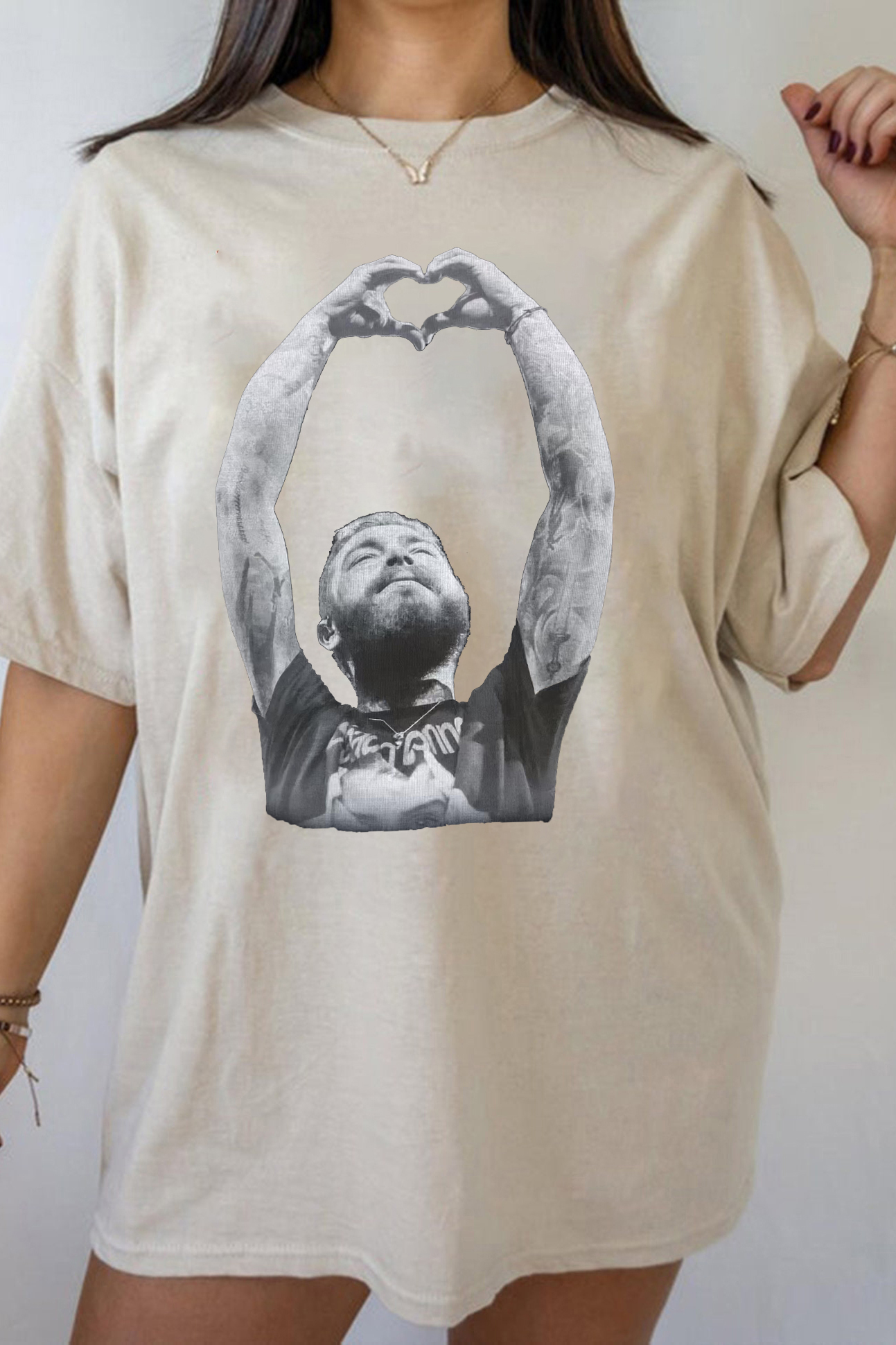 postmalone casual short-sleeved T-shirt