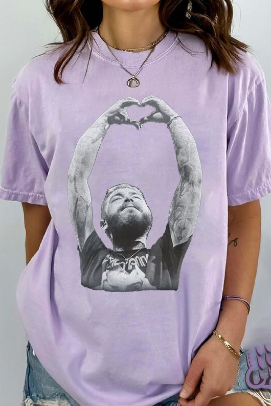 postmalone casual short-sleeved T-shirt