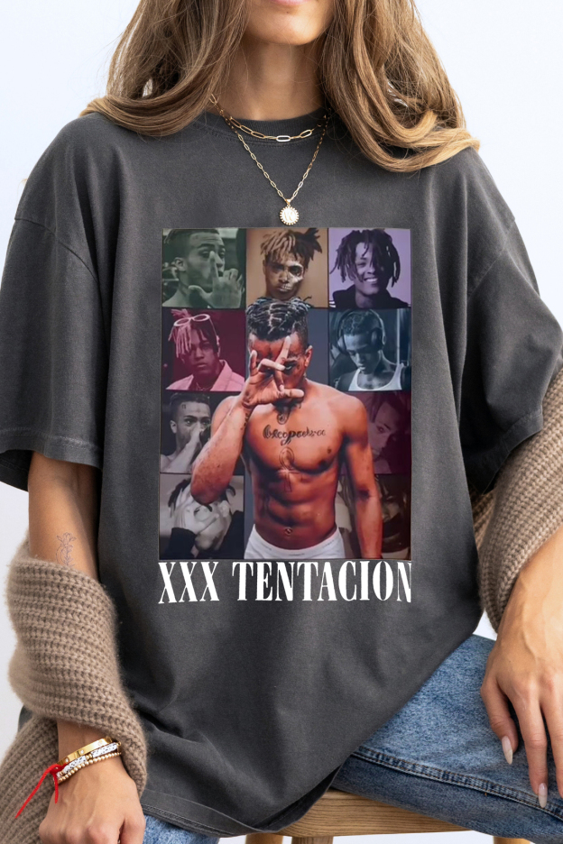 XXXTentacion Eras Inspired Vintage Rap A4 Tee For Women