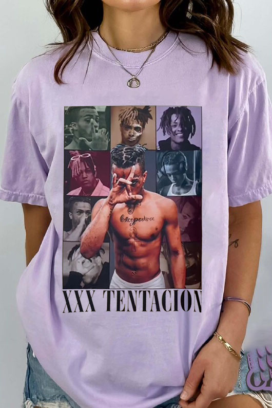 XXXTentacion Eras Inspired Vintage Rap A4 Tee For Women