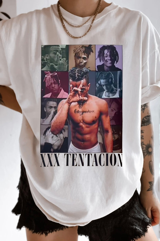 XXXTentacion Eras Inspired Vintage Rap A4 Tee For Women
