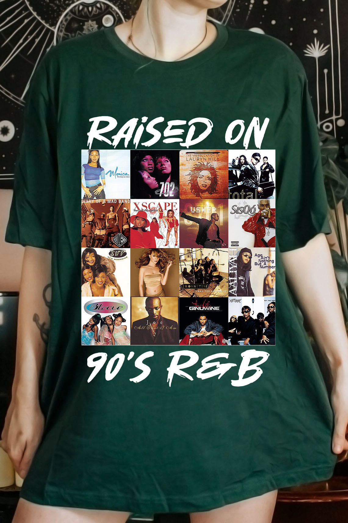 Raised On 90s R&B Album Music Artists-1 Shirts