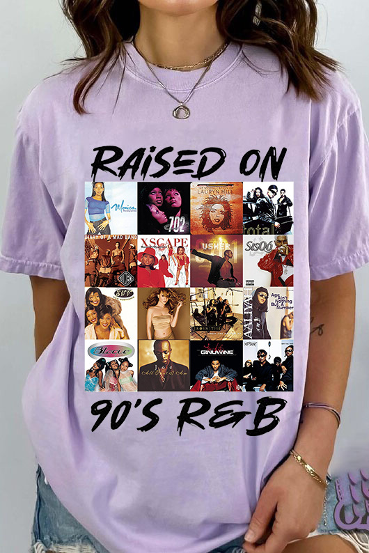 Raised On 90s R&B Album Music Artists-1 Shirts