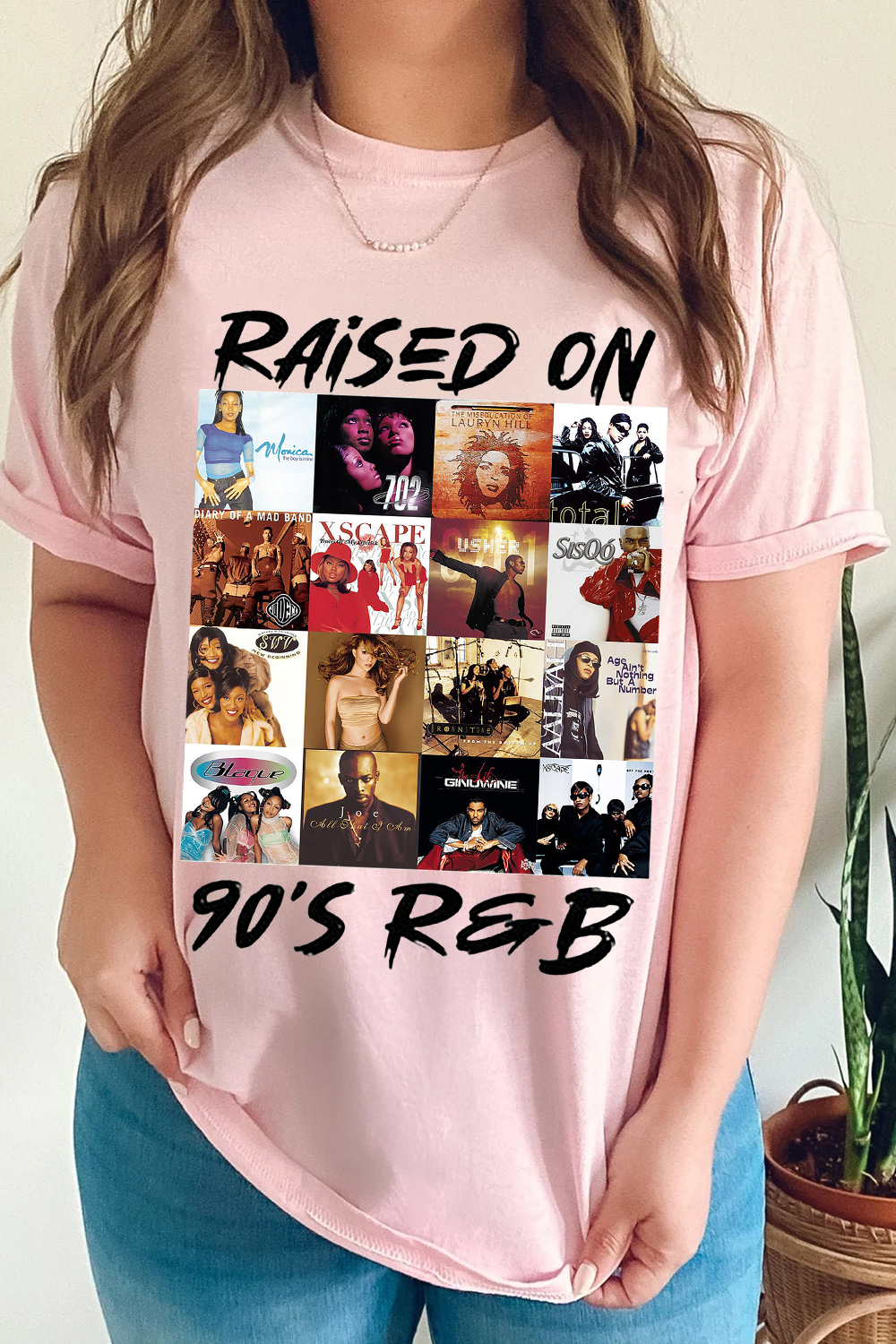 Raised On 90s R&B Album Music Artists-1 Shirts