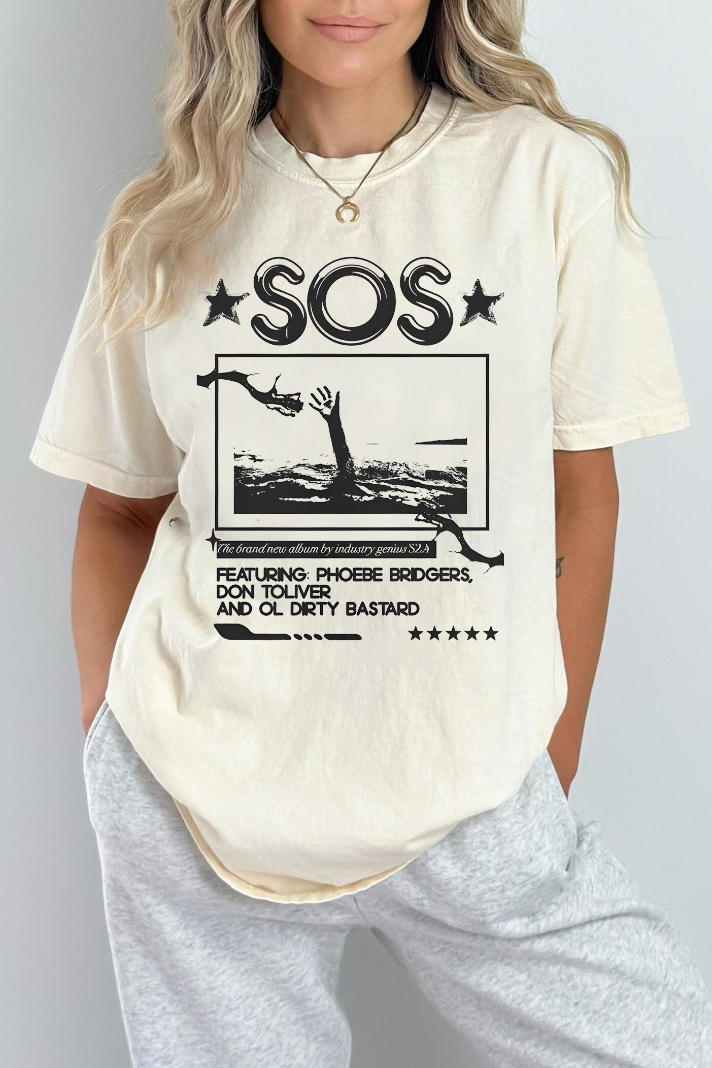 SZA SOS Vintage Version 2 T-Shirt