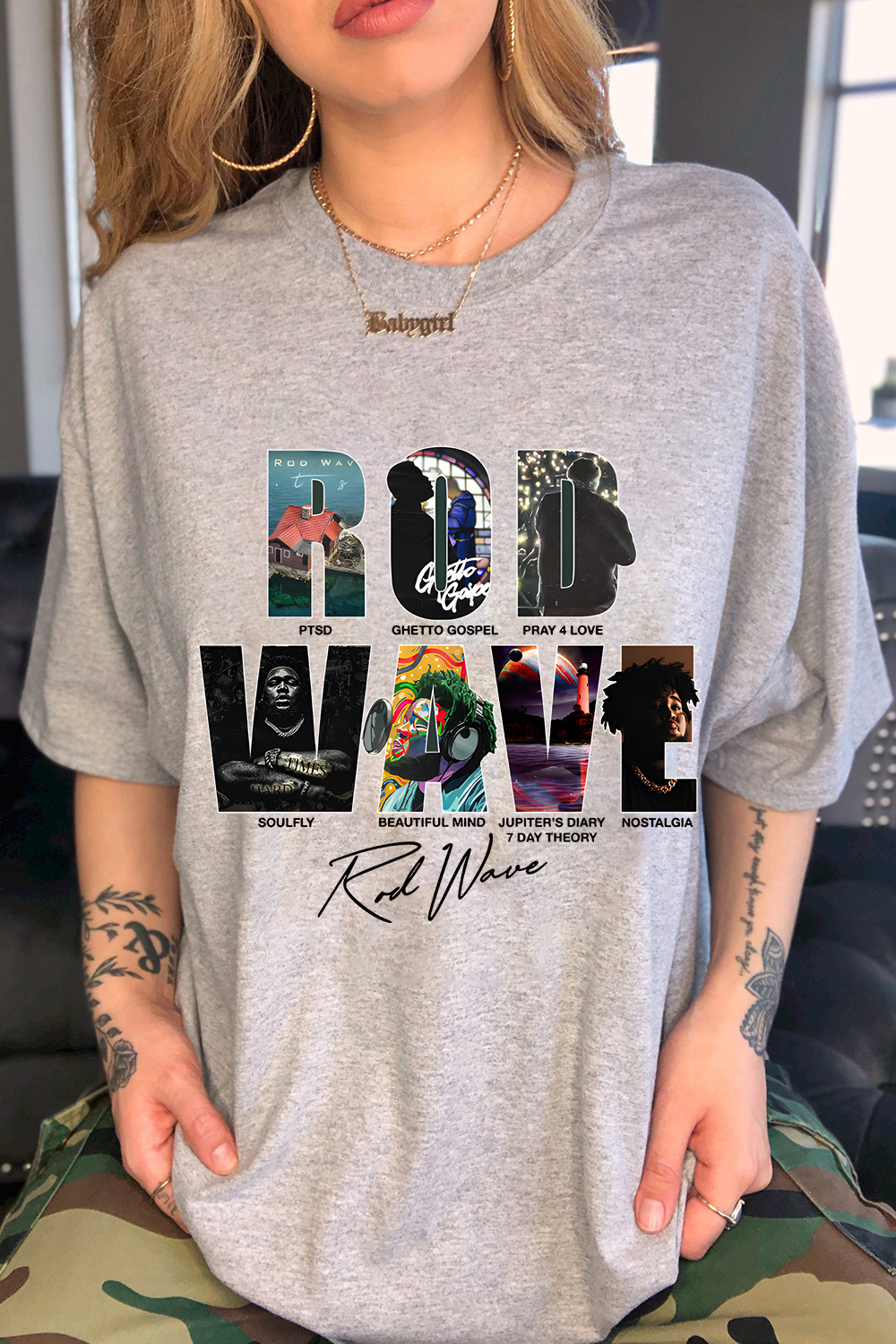 Rod Wave Words Full Album T-Shirt