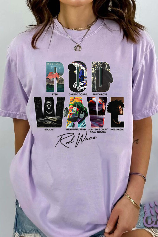 Rod Wave Words Full Album T-Shirt