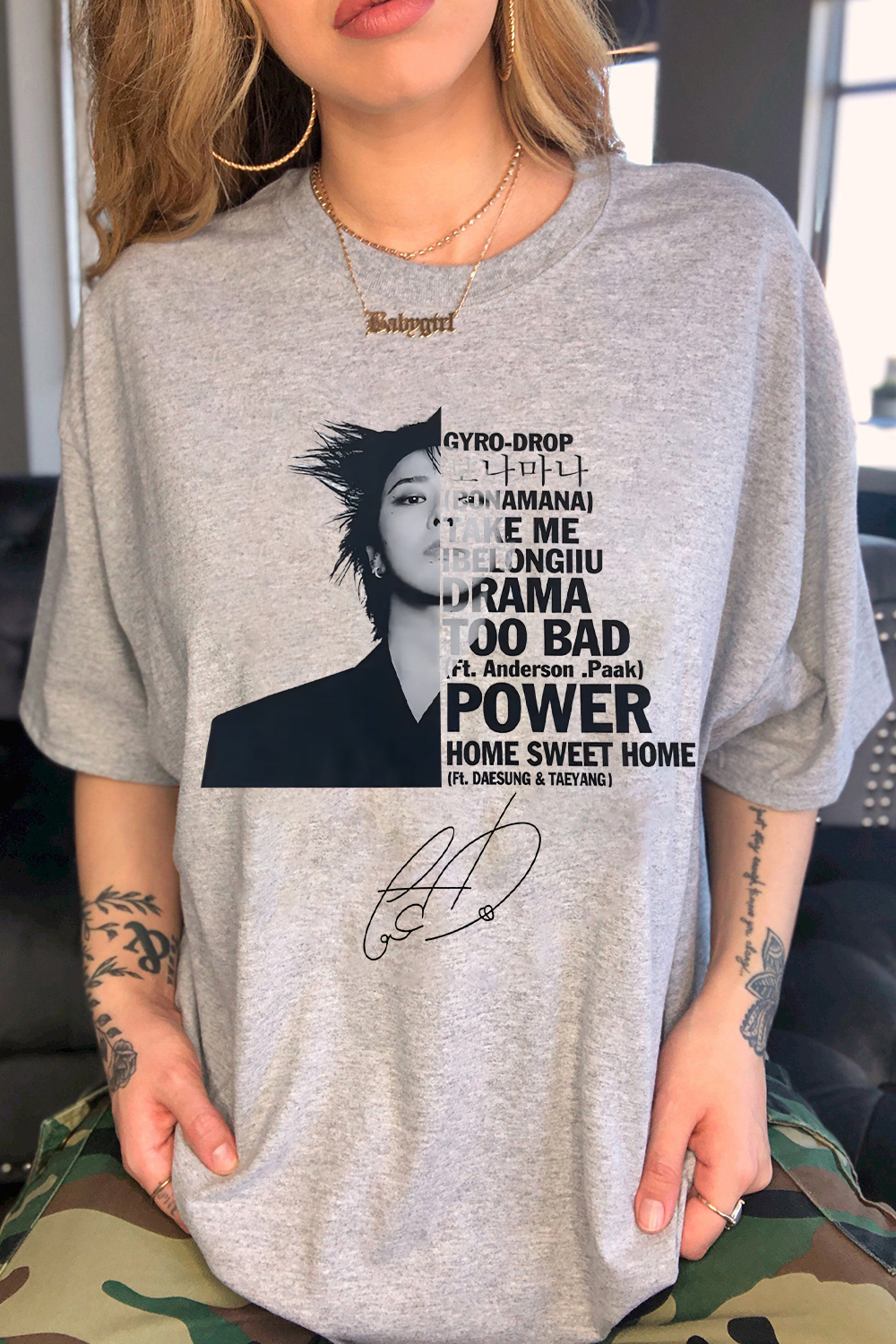 G-Dragon 3rd Album Tracklist Tee For Women