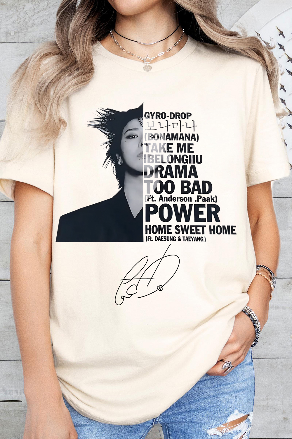 G-Dragon 3rd Album Tracklist Tee For Women