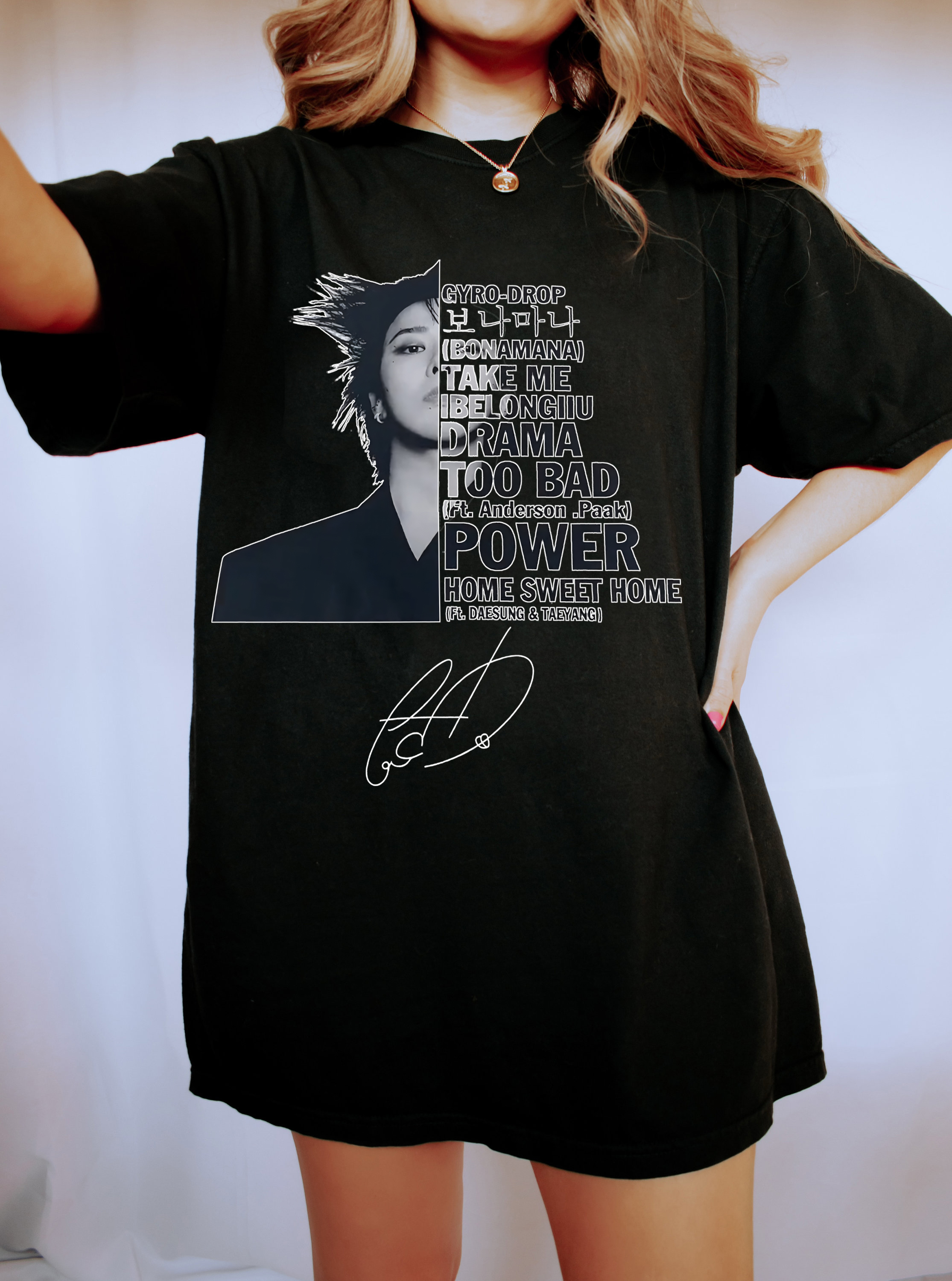 G-Dragon 3rd Album Tracklist Tee For Women