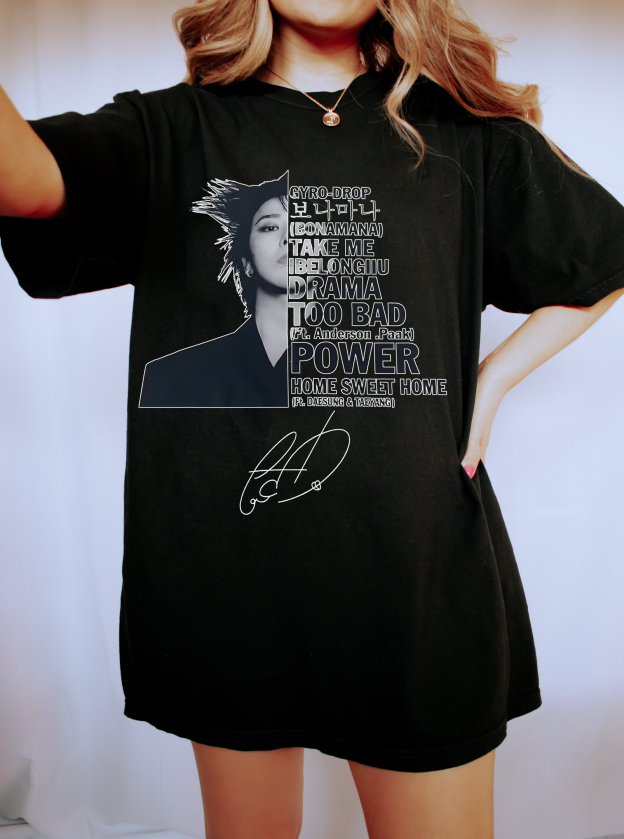 G-Dragon 3rd Album Tracklist Tee For Women