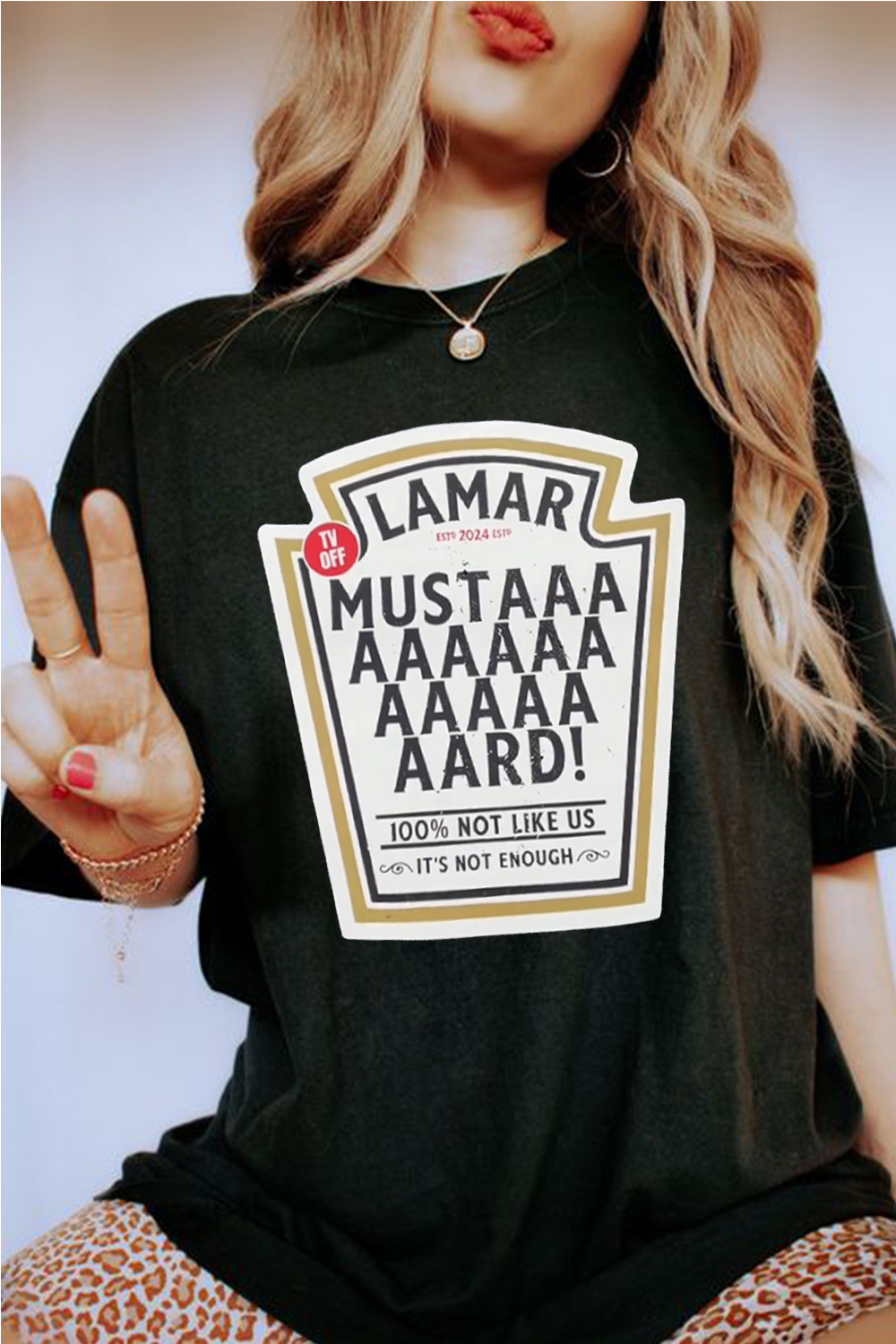 mustard t-shirt